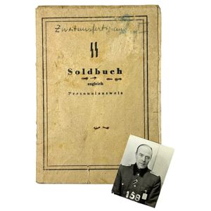 Original WWII Dutch Waffen-SS officers soldbuch