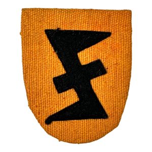 Original WWII Flemish NSKK/Zwarte Brigade shield