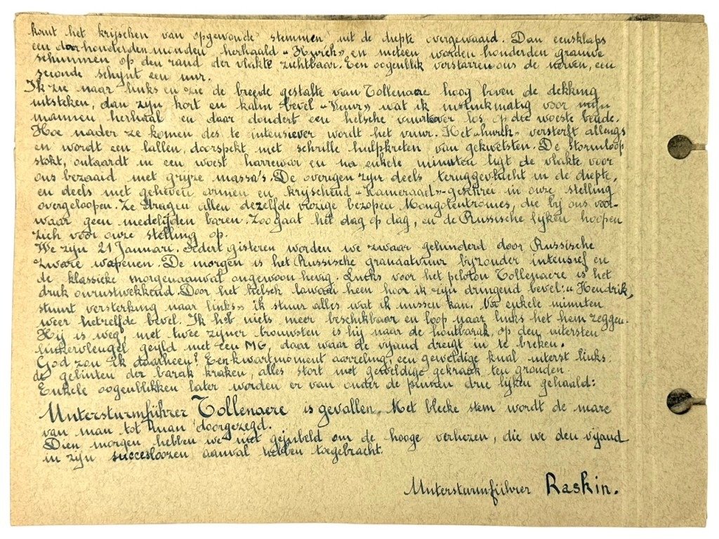 Original WWII Flemish DMS collaboration self-made album regarding the death of Reimond Tollenaere — image 17