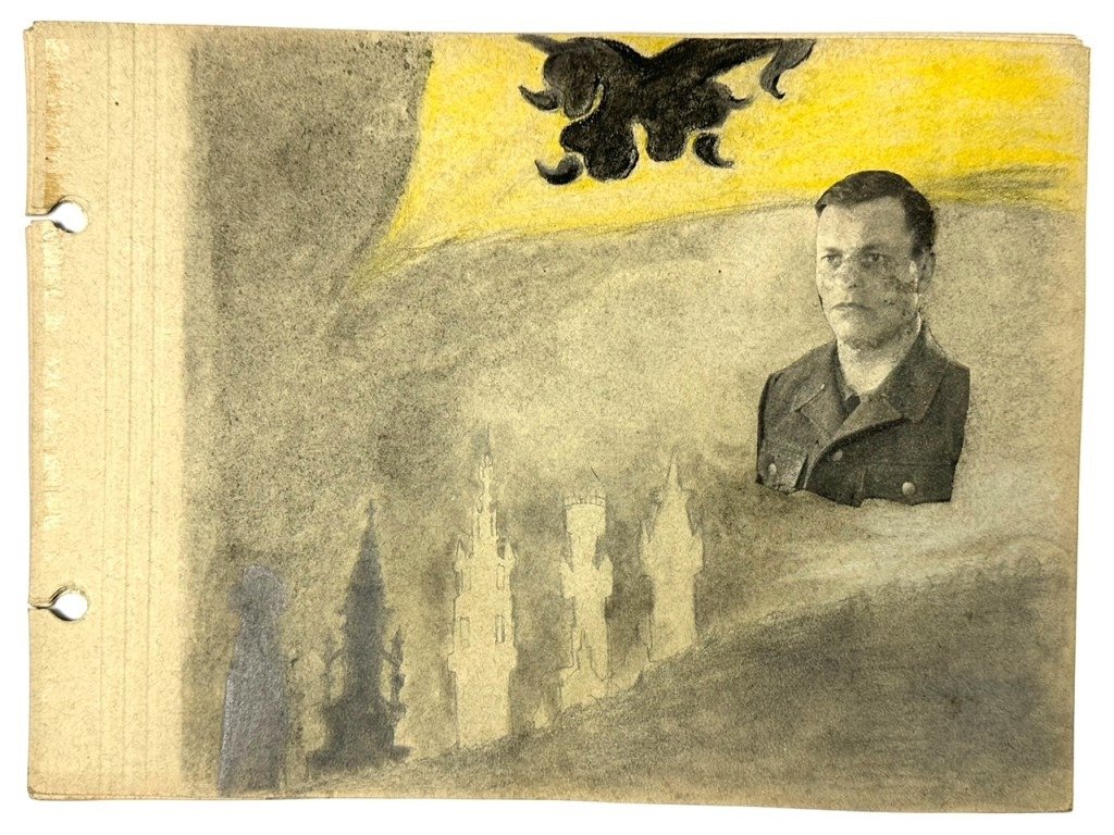 Original WWII Flemish DMS collaboration self-made album regarding the death of Reimond Tollenaere — image 23