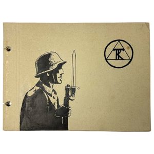 Original WWII Flemish DMS collaboration self-made album regarding the death …