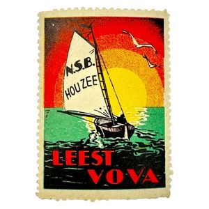 Original WWII Dutch NSB closure seal