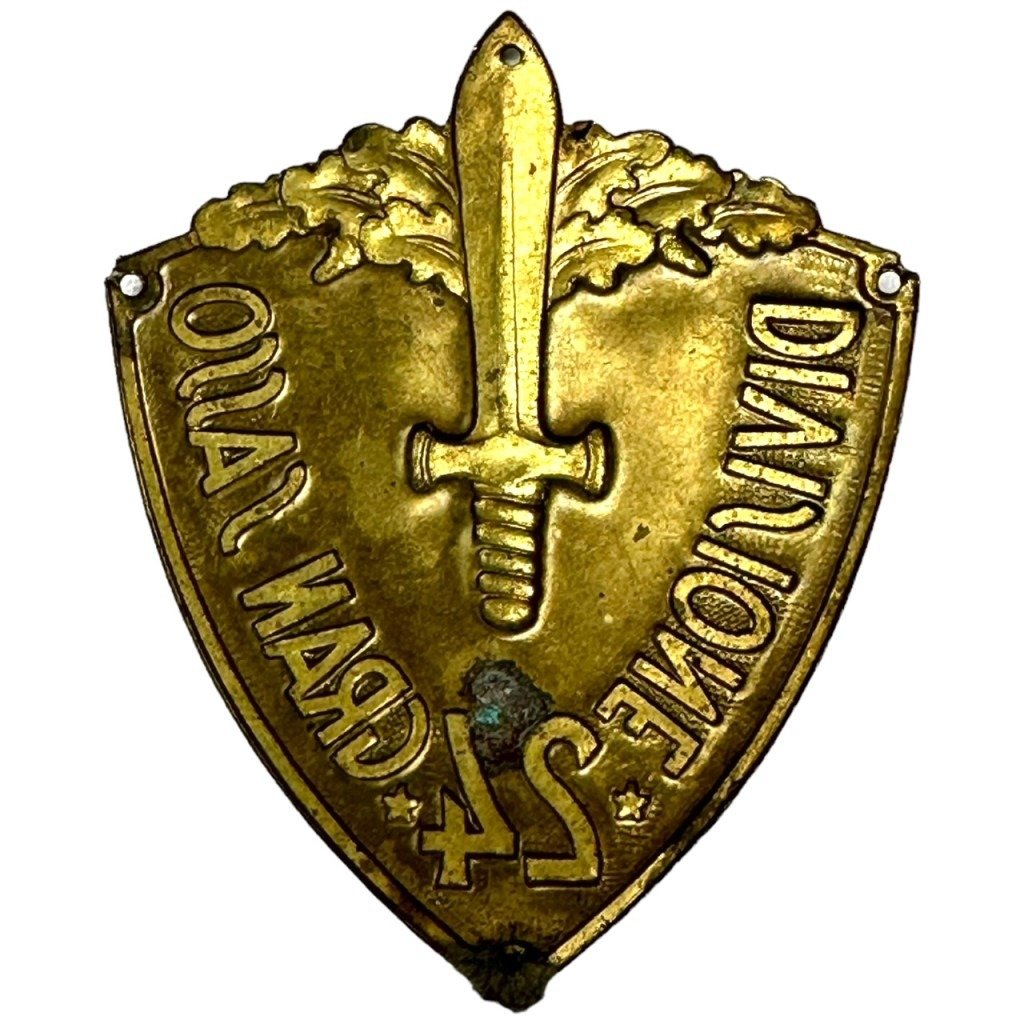Original WWII Italian 24th Gran Sasso Division insignia — image 2