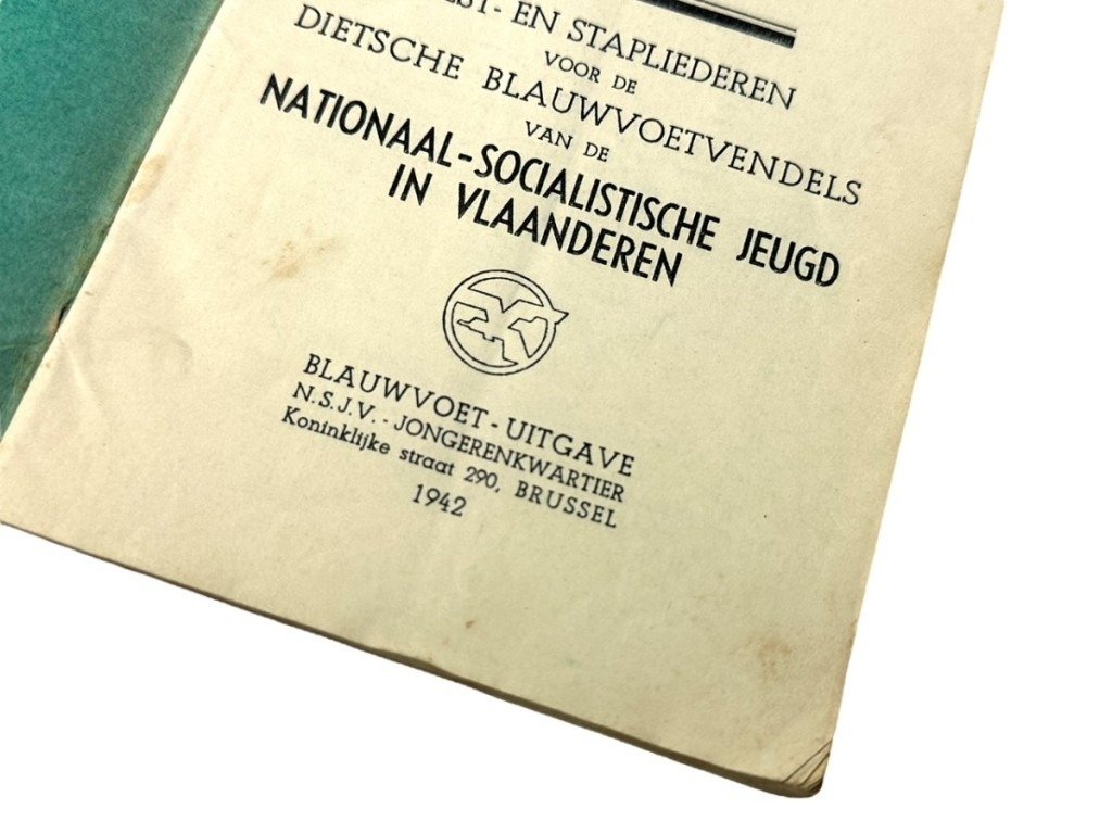 Original WWII Flemish NSJV songbook — image 3