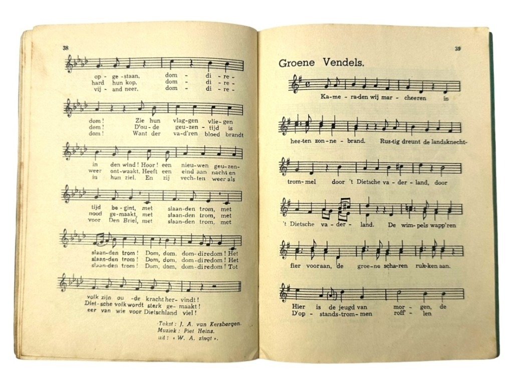 Original WWII Flemish NSJV songbook — image 5