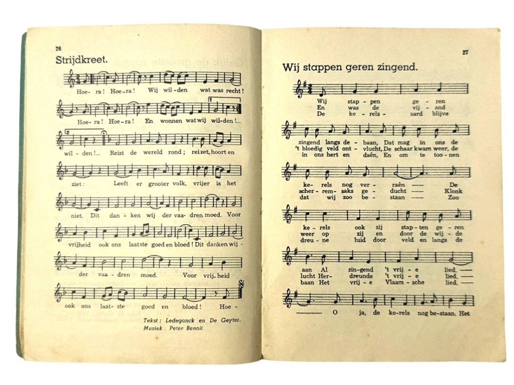 Original WWII Flemish NSJV songbook — image 6