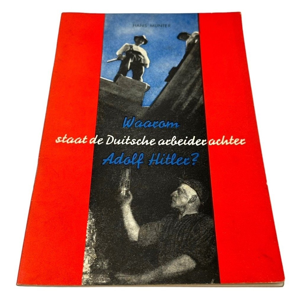 Original WWII Flemish collaboration brochure 'Waarom staat de Duitsche arbeider achter Adolf Hitler' — image 2