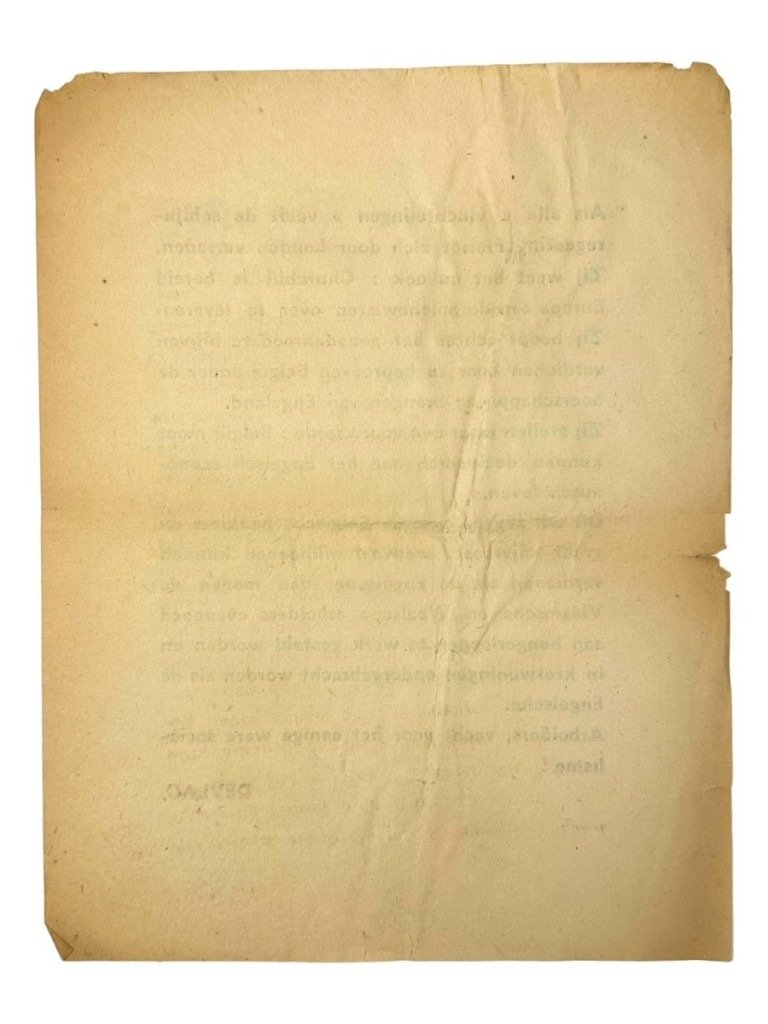 Original WWII Flemish Devlag collaboration flyer — image 5
