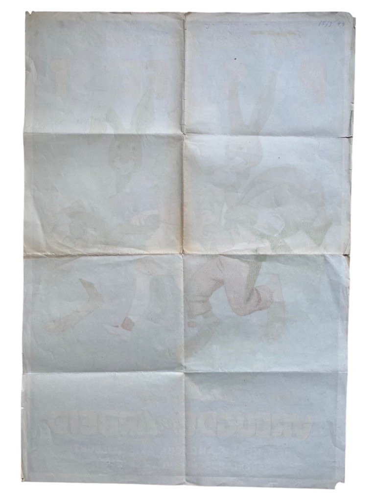 Original WWII Dutch 'Nederlandsche Arbeidsfront' collaboration poster – Paasfeest — image 10