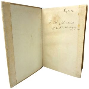 Original WWII Dutch collaboration book with handwritten congratulations message and …