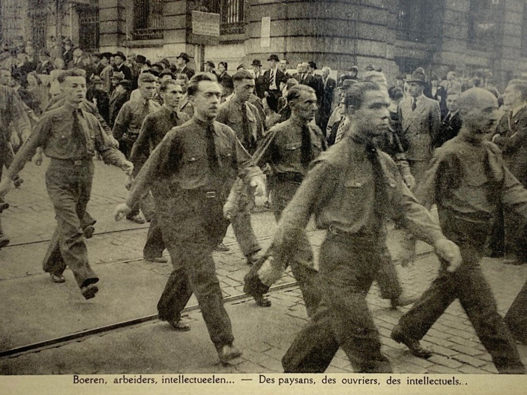 Original WWII Flemish 'Verdinaso' post card — image 2