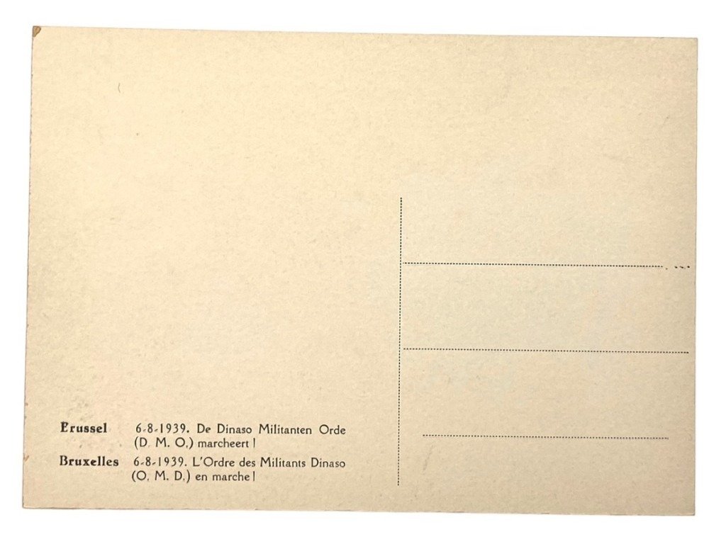 Original WWII Flemish 'Verdinaso' post card — image 3