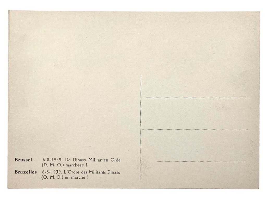 Original WWII Flemish 'Verdinaso' post card — image 3