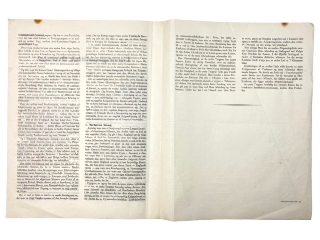 Original WWII Danish DNSAP confidential document — image 5