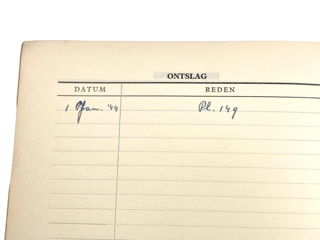 Original WWII Nederlandsche Arbeidsdienst file Sebaldeburen (Groningen) — image 5