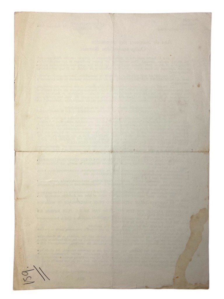 Original WWII Dutch evacuation document Ooltgensplaat/den Bommel — image 5