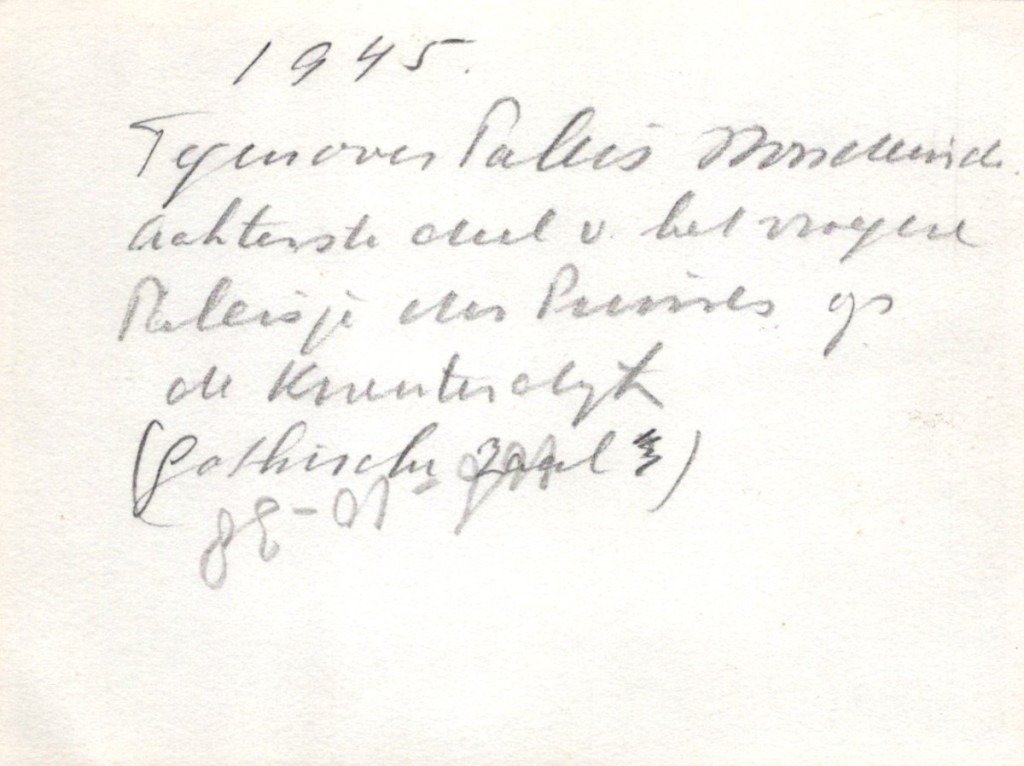 Original WWII Dutch photo of German sign in Den Haag — image 2