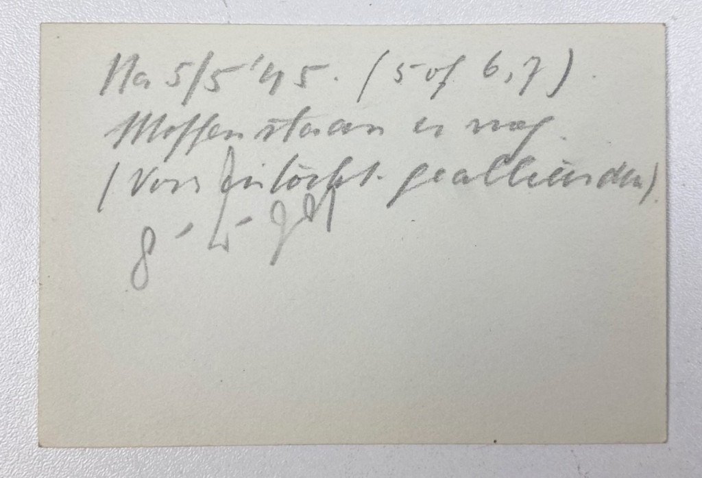 Original WWII Dutch photo – May 5, 1945 Den Haag — image 2