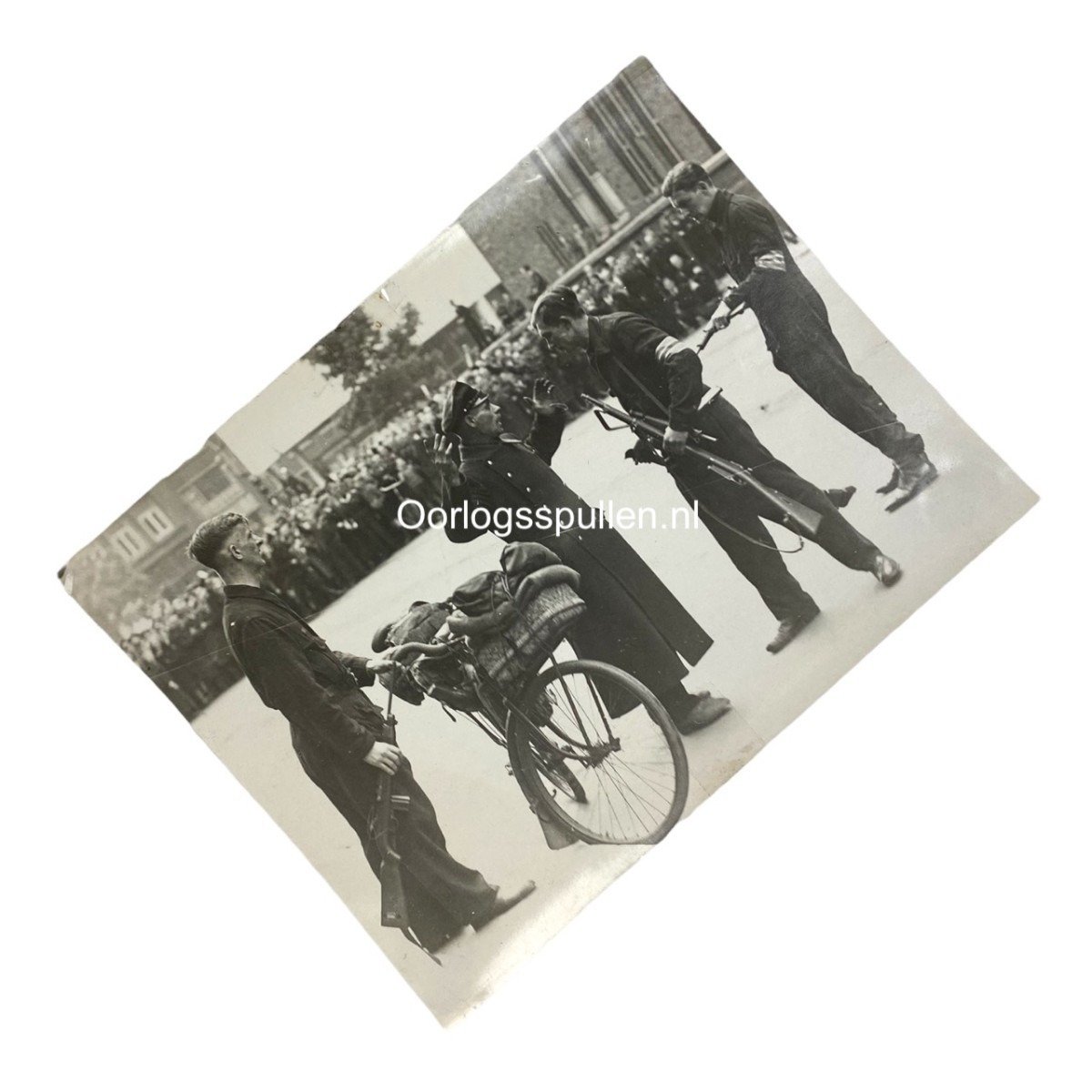 Original WWII Dutch photo – Collaborator arrested — image 2