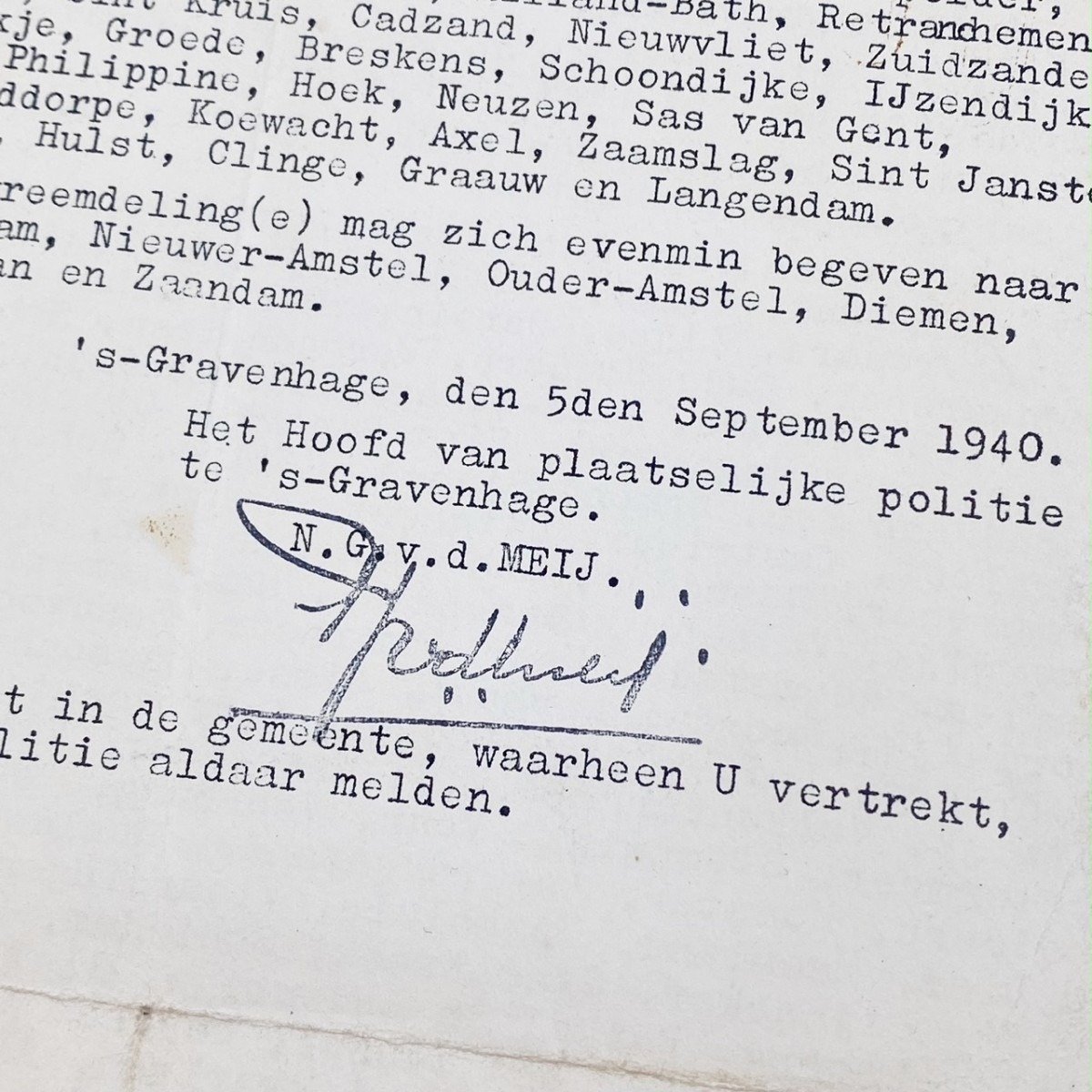 Original May 1940 Dutch/American set related to US embassy in the The Hague! — image 10