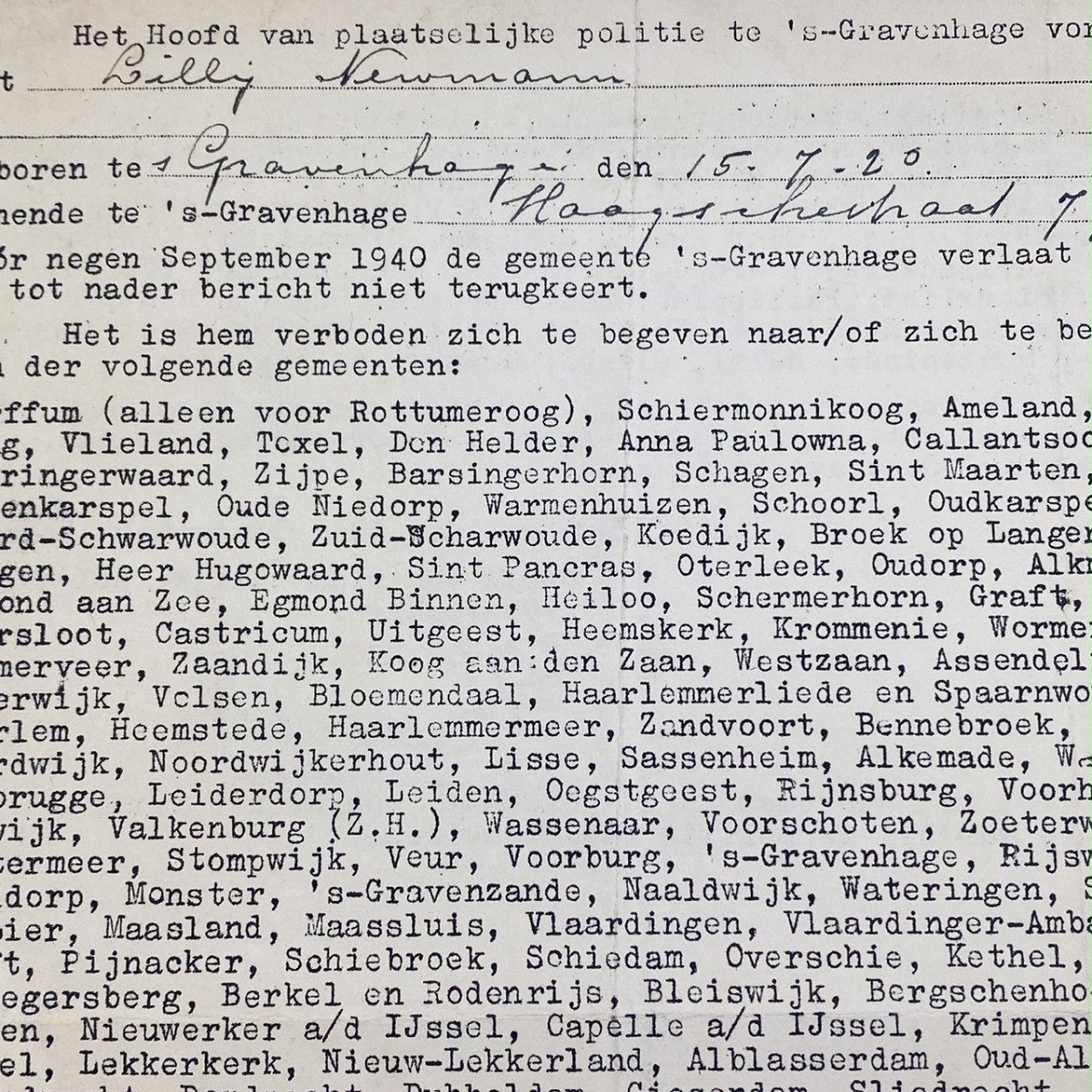 Original May 1940 Dutch/American set related to US embassy in the The Hague! — image 8