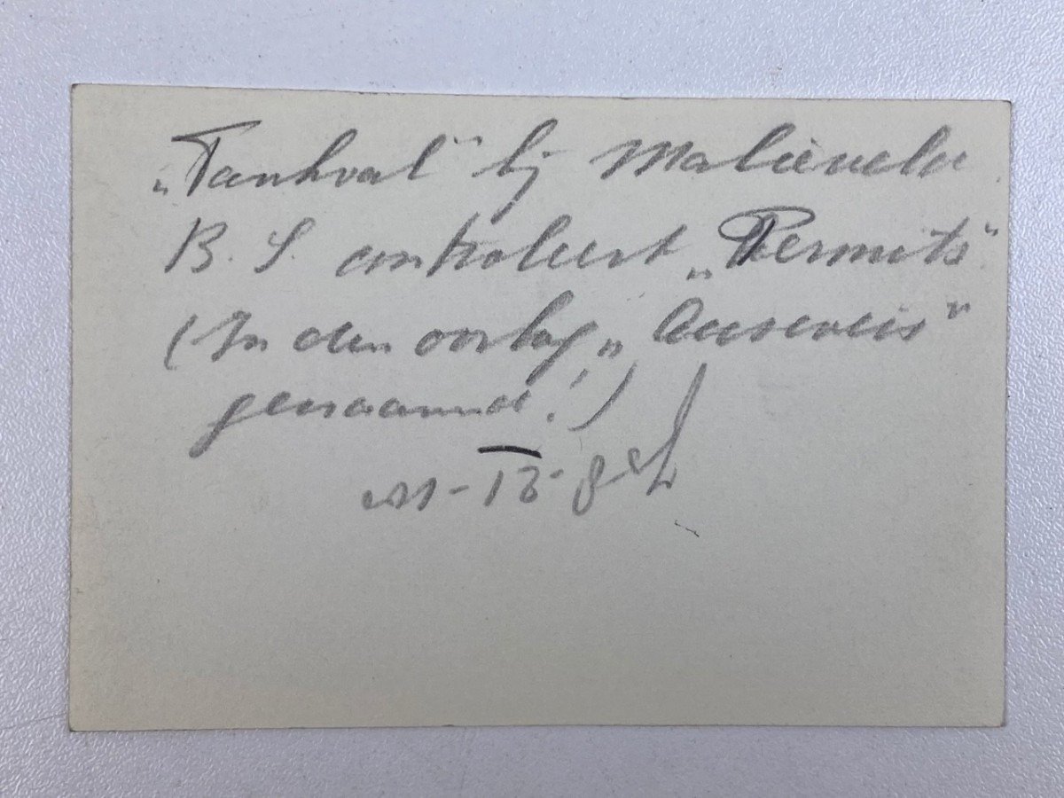 Original WWII Dutch photo – Binnenlandse Strijdkrachten members controls the ID cards in The Hague 1945 — image 2