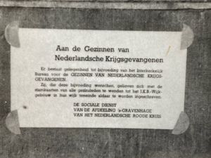 Original WWII Dutch photo – POW poster in Den Haag