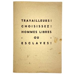 Original WWII Walloon Waffen-SS flyer