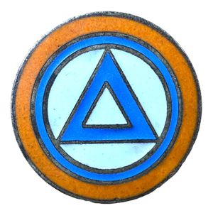 Original WWII Flemish VNV cap insignia