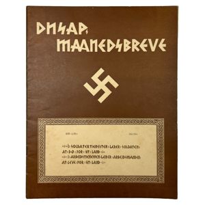 Original WWII Danish DNSAP Maaneds-Breve magazine