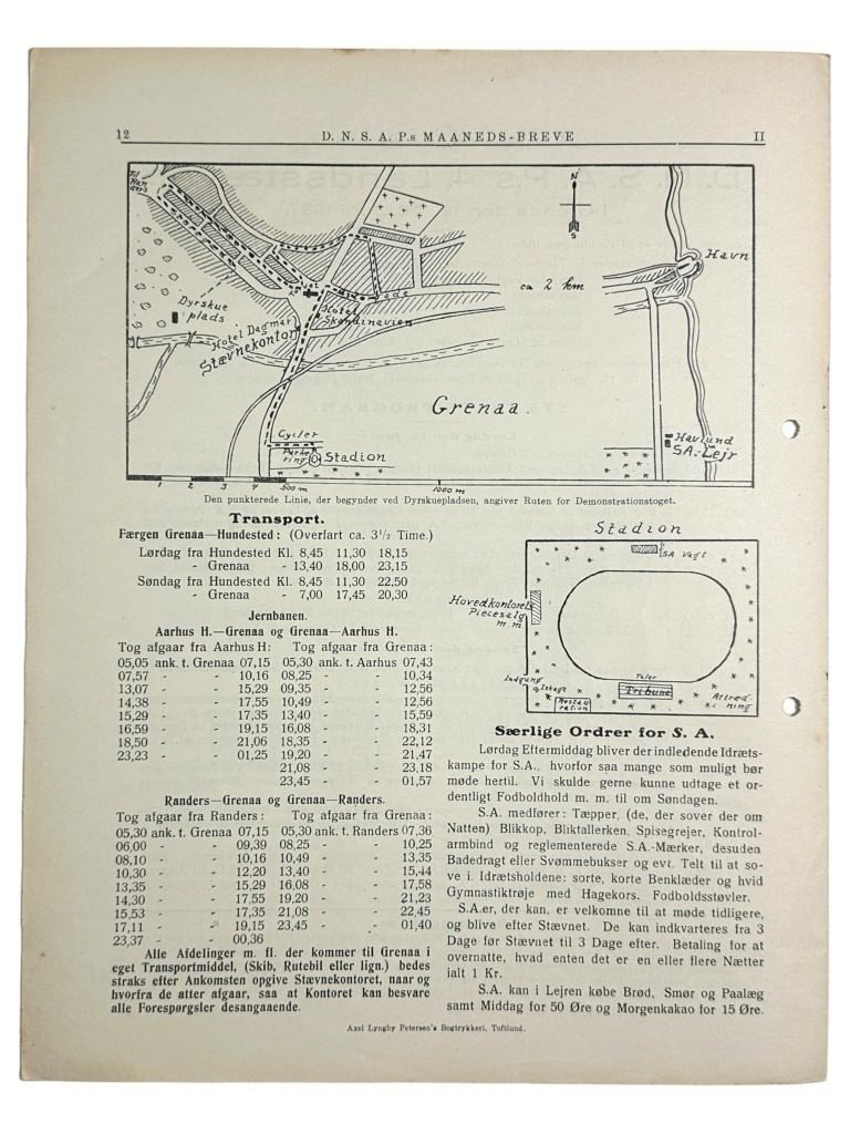 Original WWII Danish DNSAP Maaneds-Breve magazine — image 6