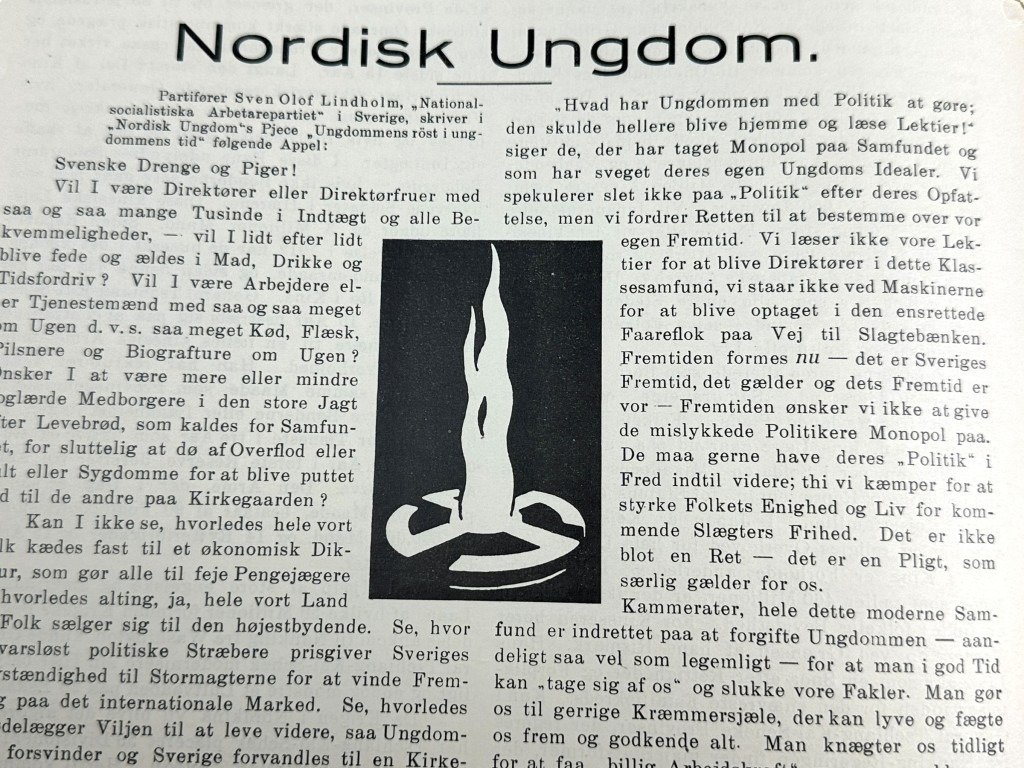 Original WWII Danish DNSAP Maaneds-Breve magazine — image 5