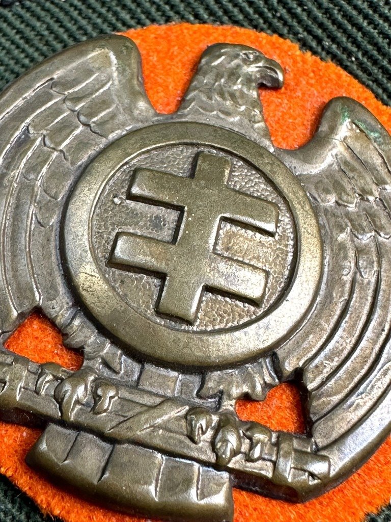 Original WWII Slovakian collaboration Hlinka Youth overseas cap — image 3