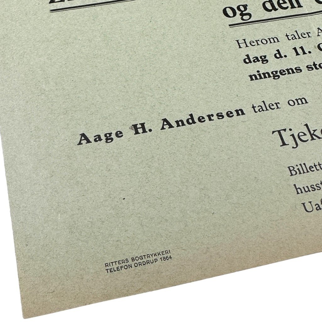 Original WWII Danish N.S.A.P. flyer — image 5