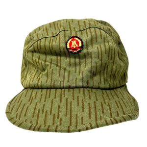 Original DDR/NVA Strichtarn camouflage field cap