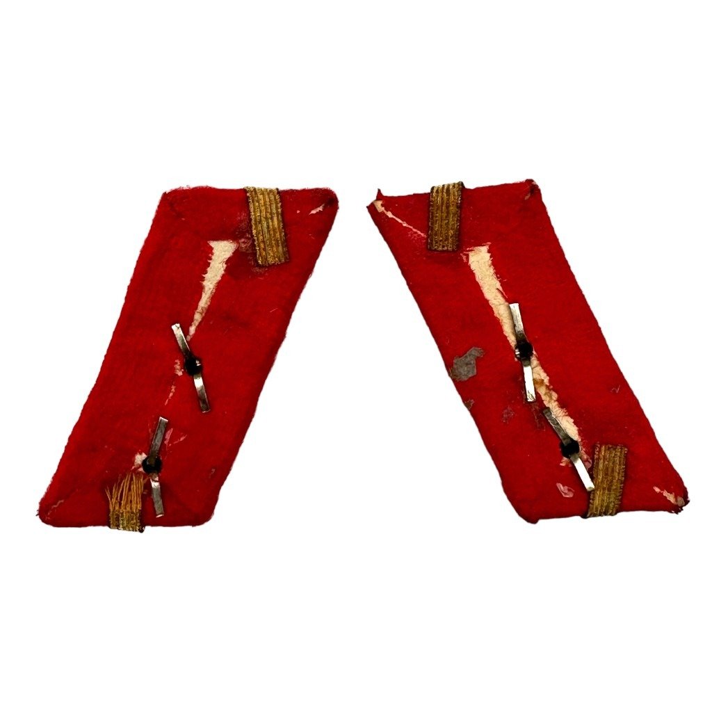 Original WWII Japanese army 1st Lieutenant collar tabs — image 2