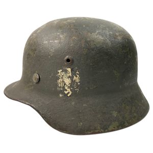Original WWII German WH M35 'Re-issue' helmet