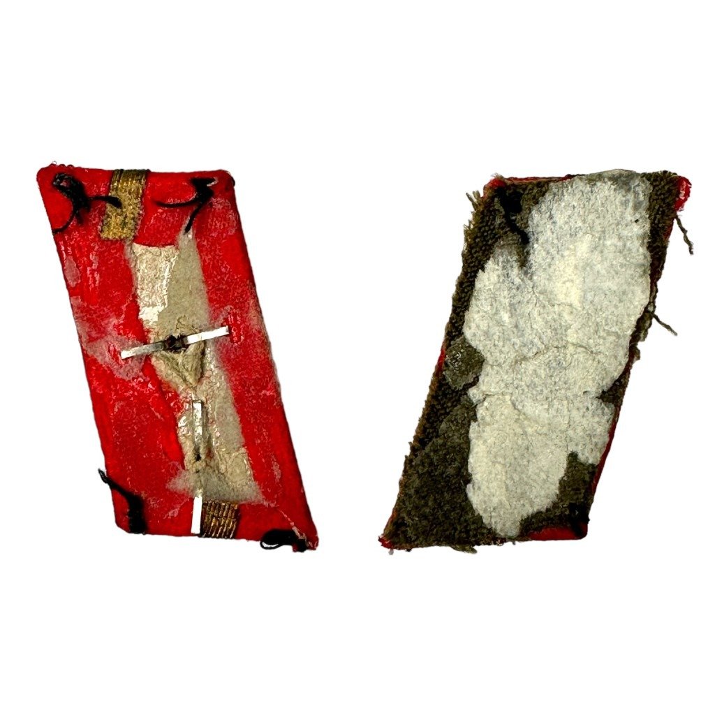 Original WWII Japanese army 1st Lieutenant collar tabs — image 3