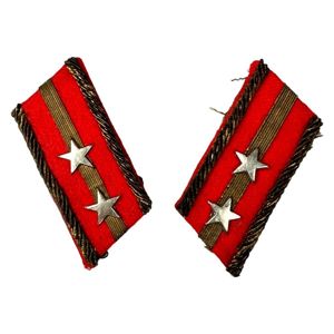 Original WWII Japanese army 1st Lieutenant collar tabs