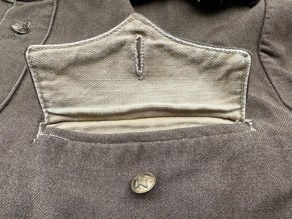Original WWII Russian M43 lend-lease Gymnasterka blouse — image 14