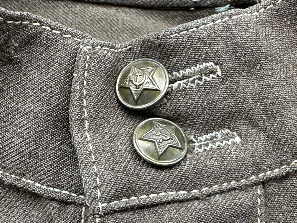 Original WWII Russian M43 lend-lease Gymnasterka blouse — image 4