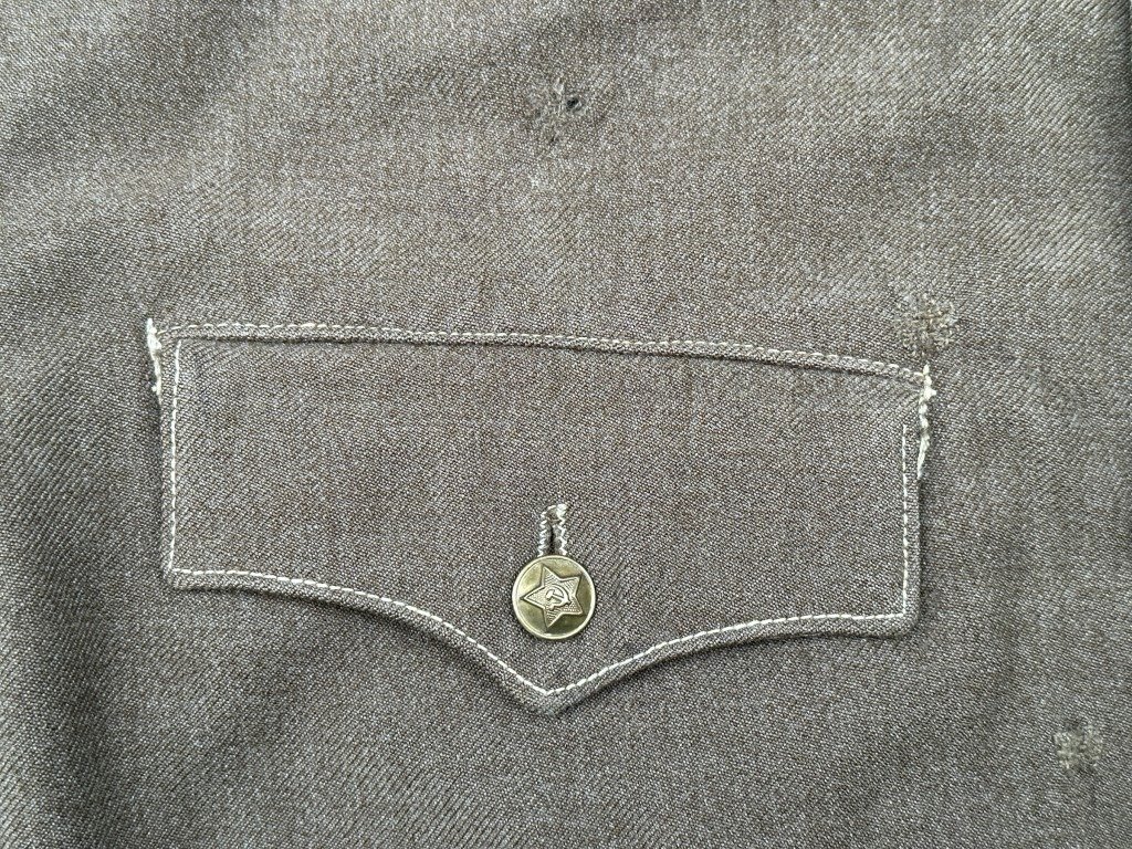 Original WWII Russian M43 lend-lease Gymnasterka blouse — image 9
