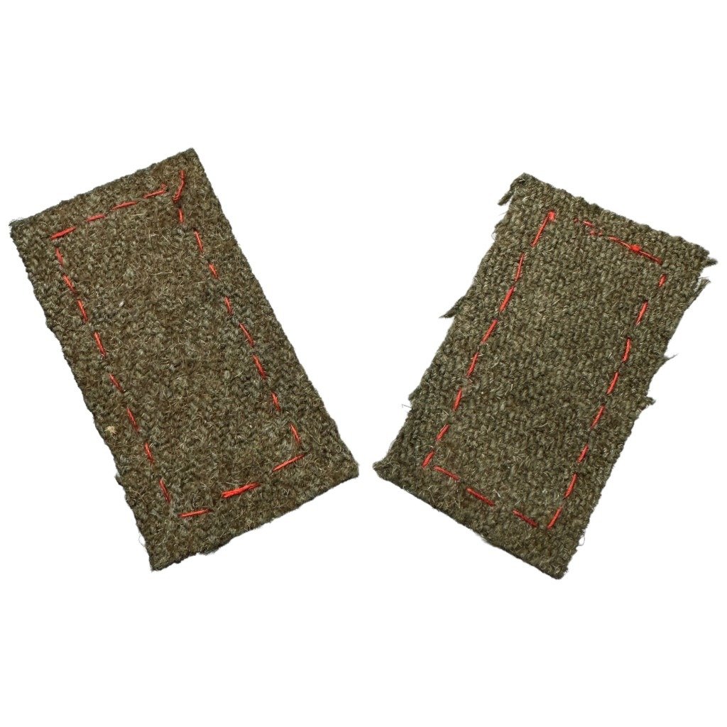 Original WWII Japanese army private 1st class collar tabs — image 2