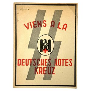 Original WWII Walloon DRK/SS volunteer leaflet