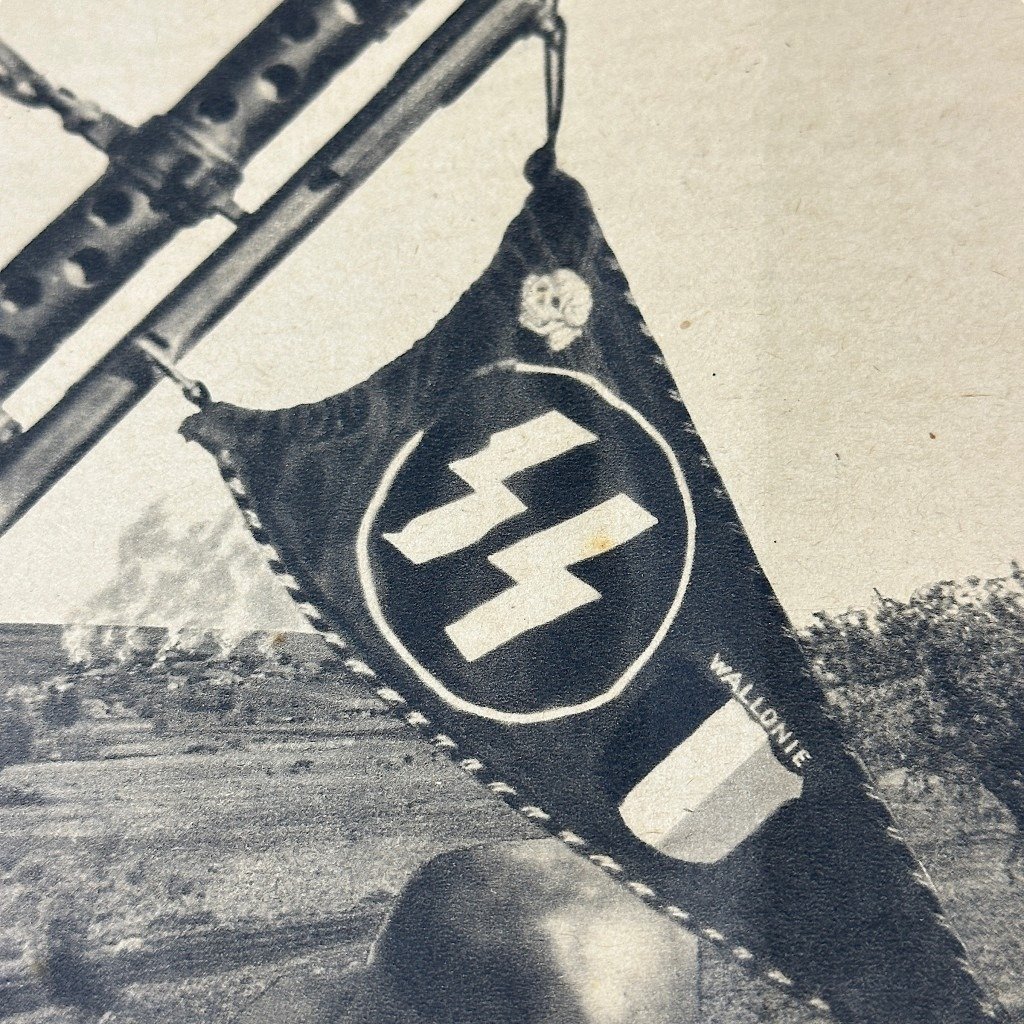 Original WWII Walloon Waffen-SS volunteer flyer — image 3