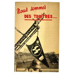 Original WWII Walloon Waffen-SS volunteer flyer