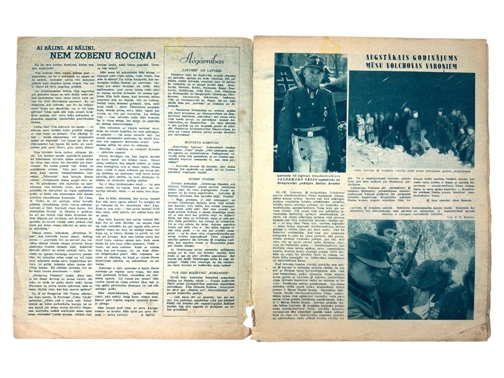 Original WWII Latvian collaboration magazine — image 4