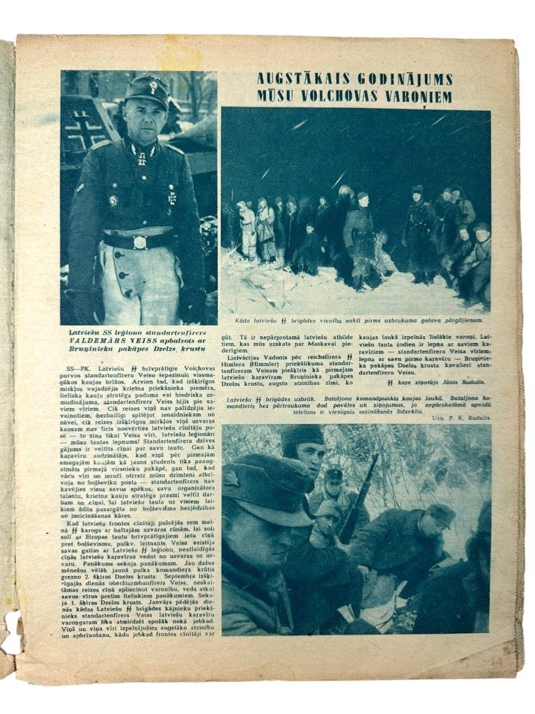 Original WWII Latvian collaboration magazine — image 5
