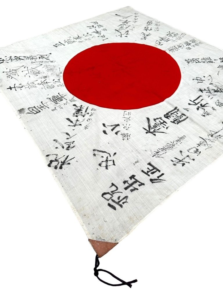 Original WWII Japanse personal 'good luck' flag — image 6