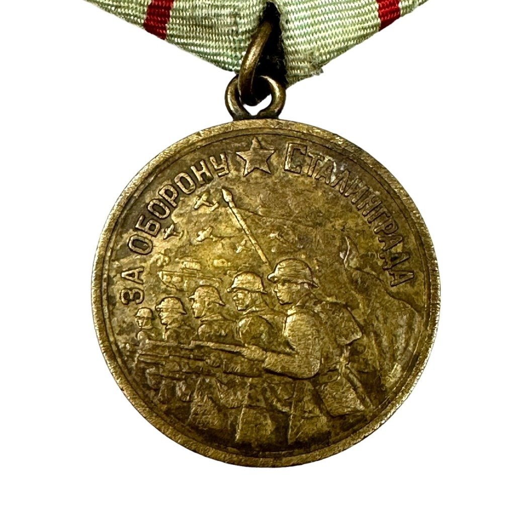 Original WWII Russian 'For Defense of Stalingrad' medal — image 3